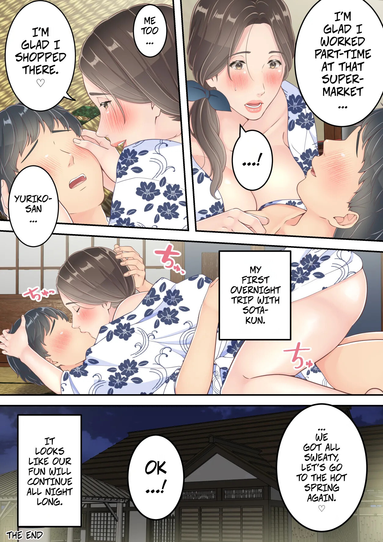Hentai Manga Comic-A Normal Mother Goes on a Sweet Affair Trip With a Boy the Same Age as Her Son-Read-75